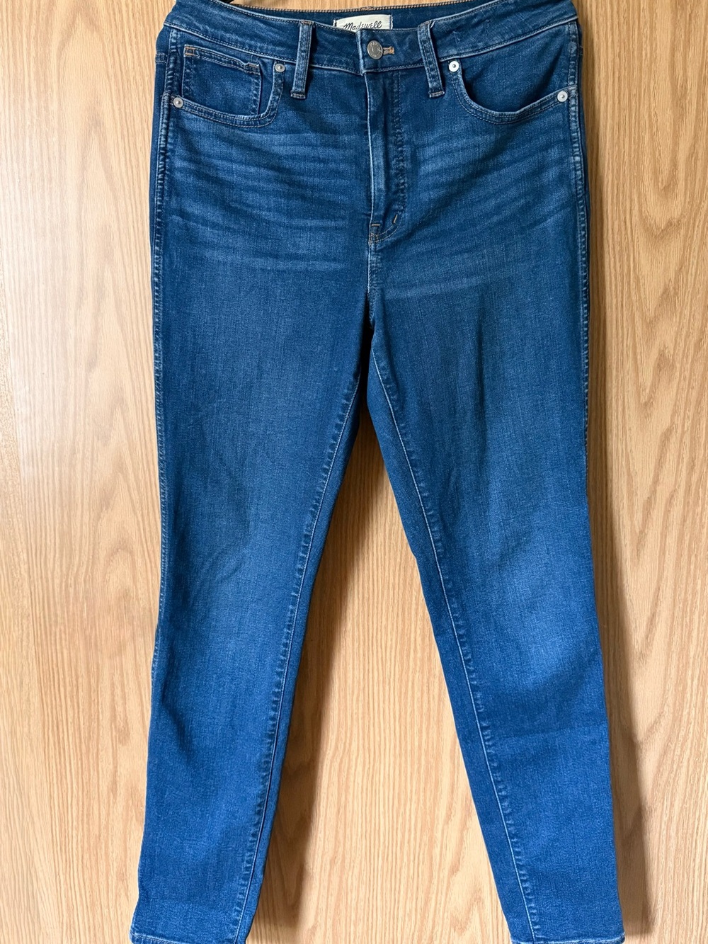 Madewell Slim Skinny Jeans in Deep Blue Wash